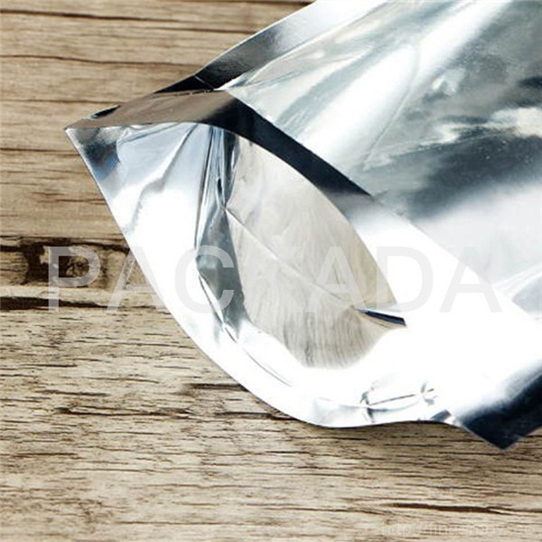 plastic foil stand up zipper coffee bag