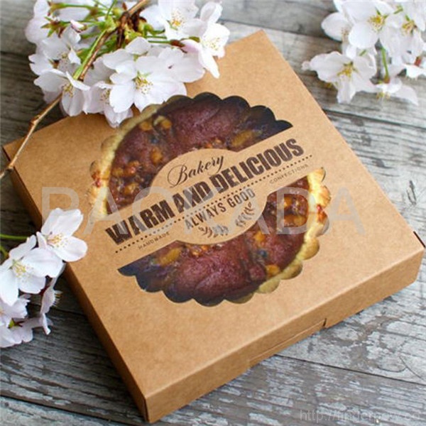 8 inch takeaway square pizza box
