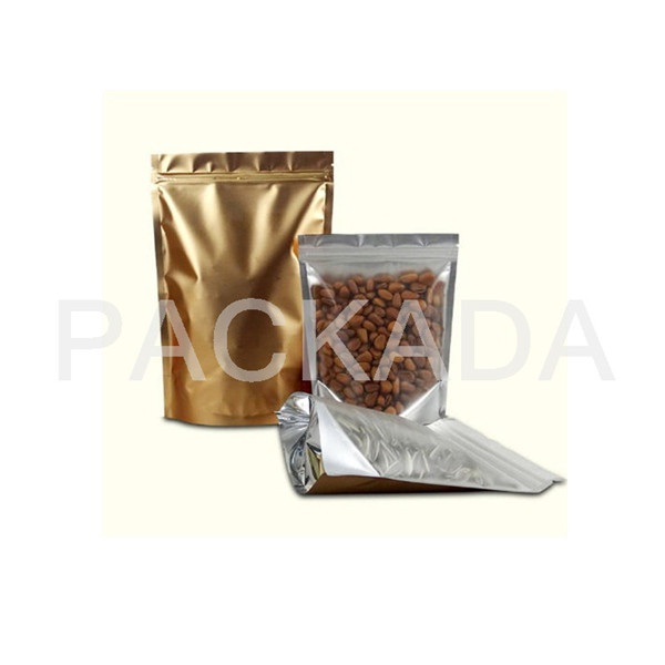 plastic metalized PET standing zipper coffee bag