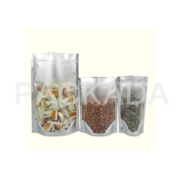 plastic metalized PET standing zipper coffee bag